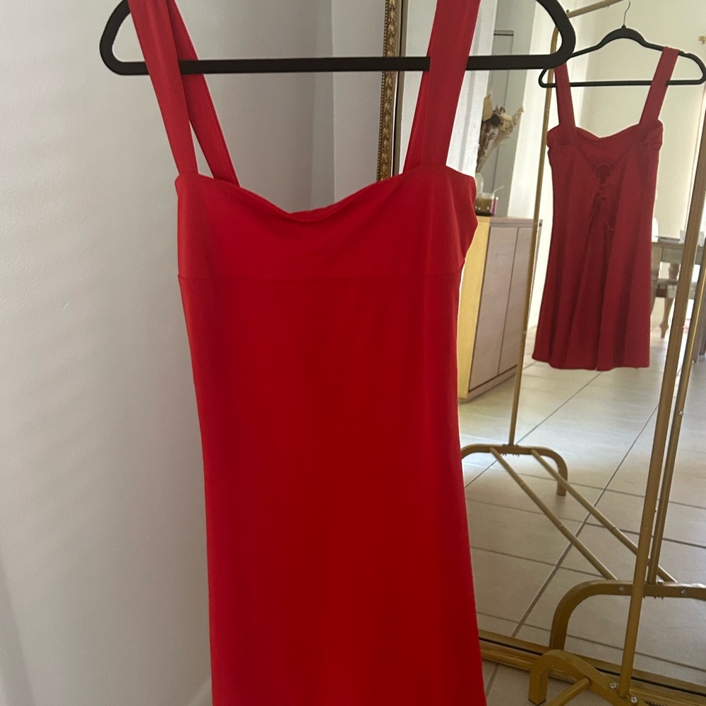 Oh Polly Vibrant Red Dress